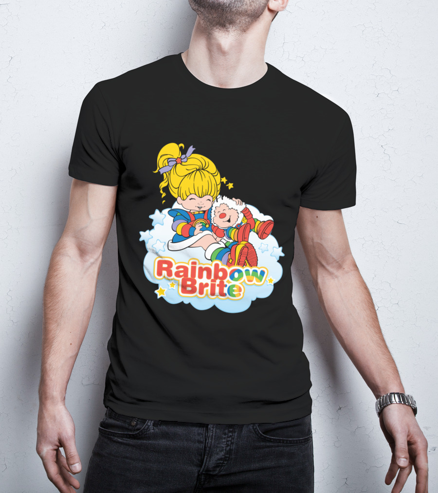 Rainbow Brite And Twink Smiling Happiness Cloud Adventure T-Shirt
