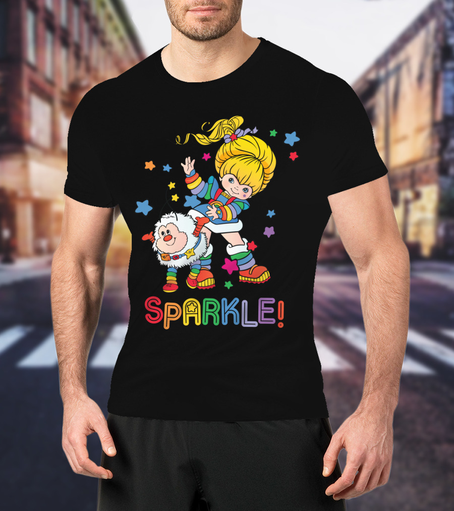 Rainbow Brite Sparkle Colorful Adventure With Twinkling Stars T-Shirt