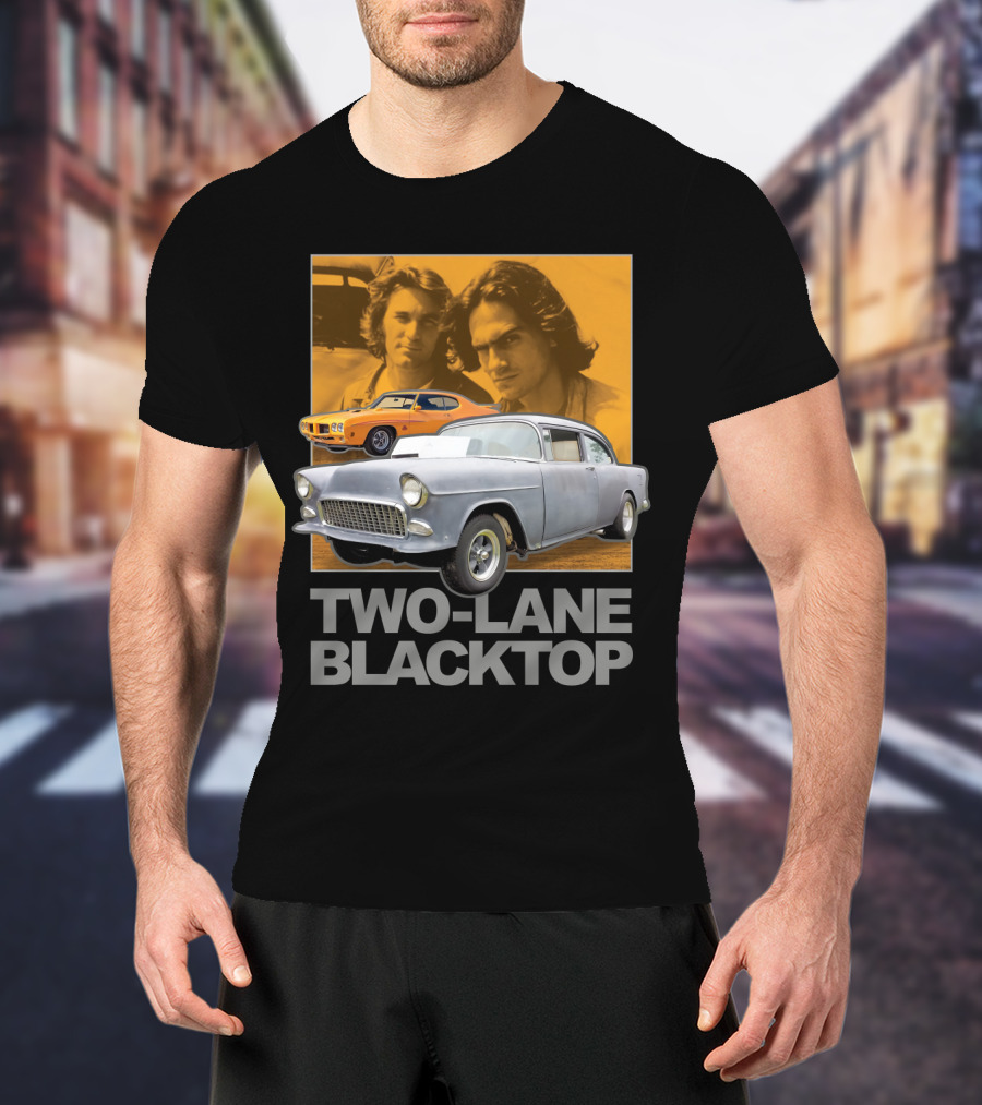 Two-Lane Blacktop Classic Cars And Characters T-Shirt