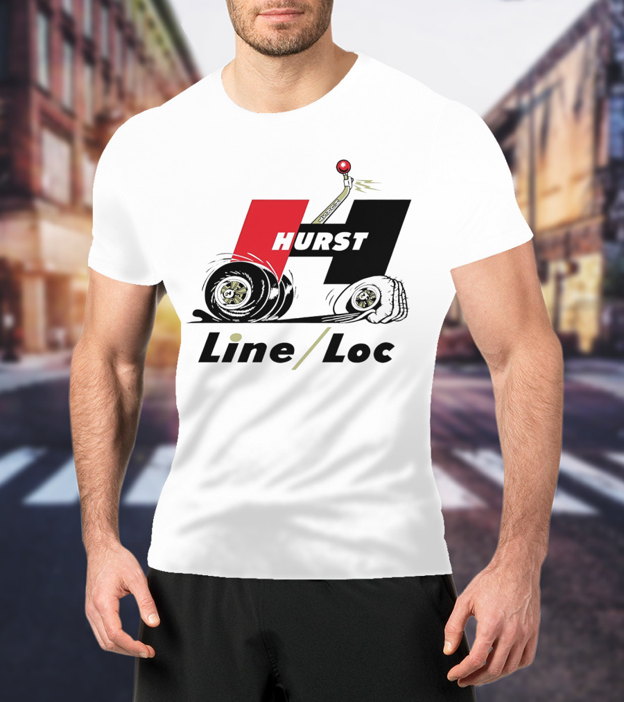 Hurst Line Loc Racing Tire Burnout T-Shirt