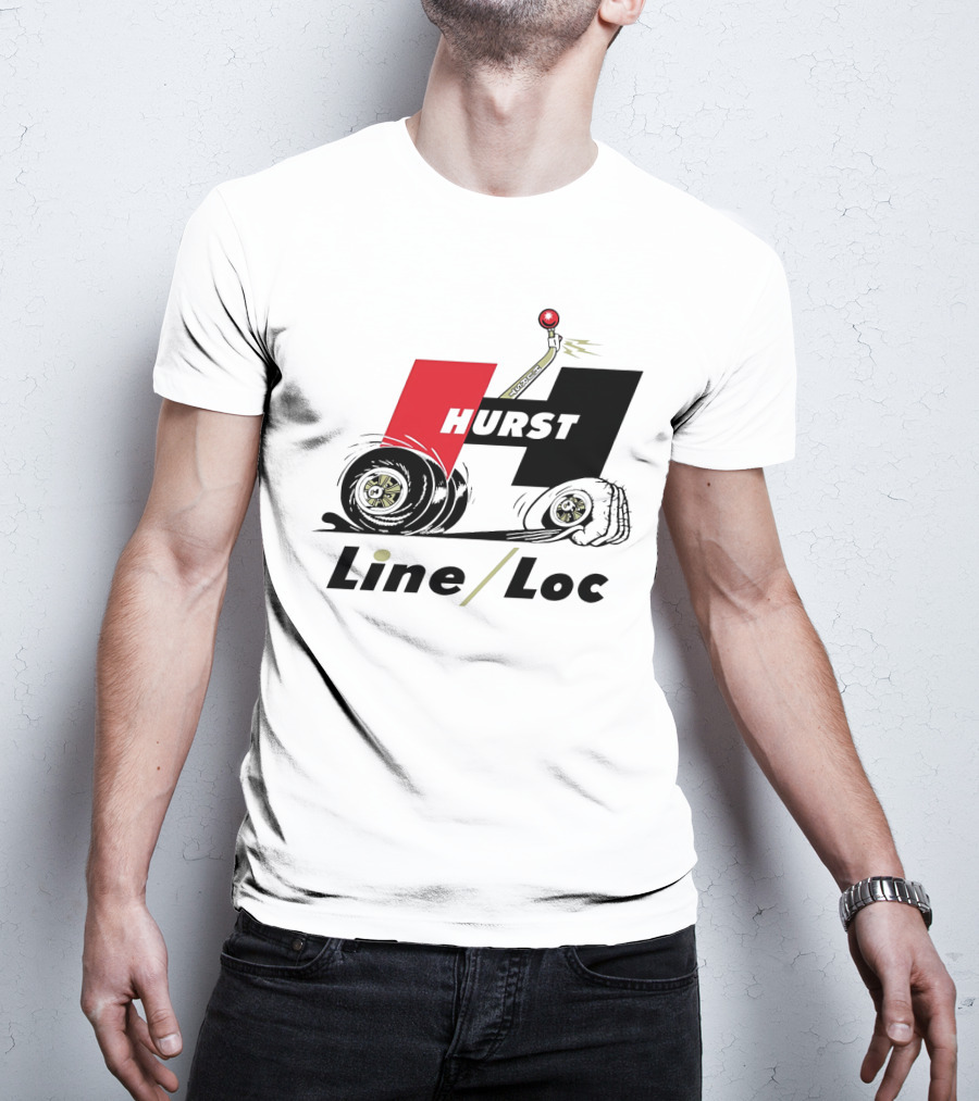 Hurst Line Loc Racing Tire Burnout T-Shirt