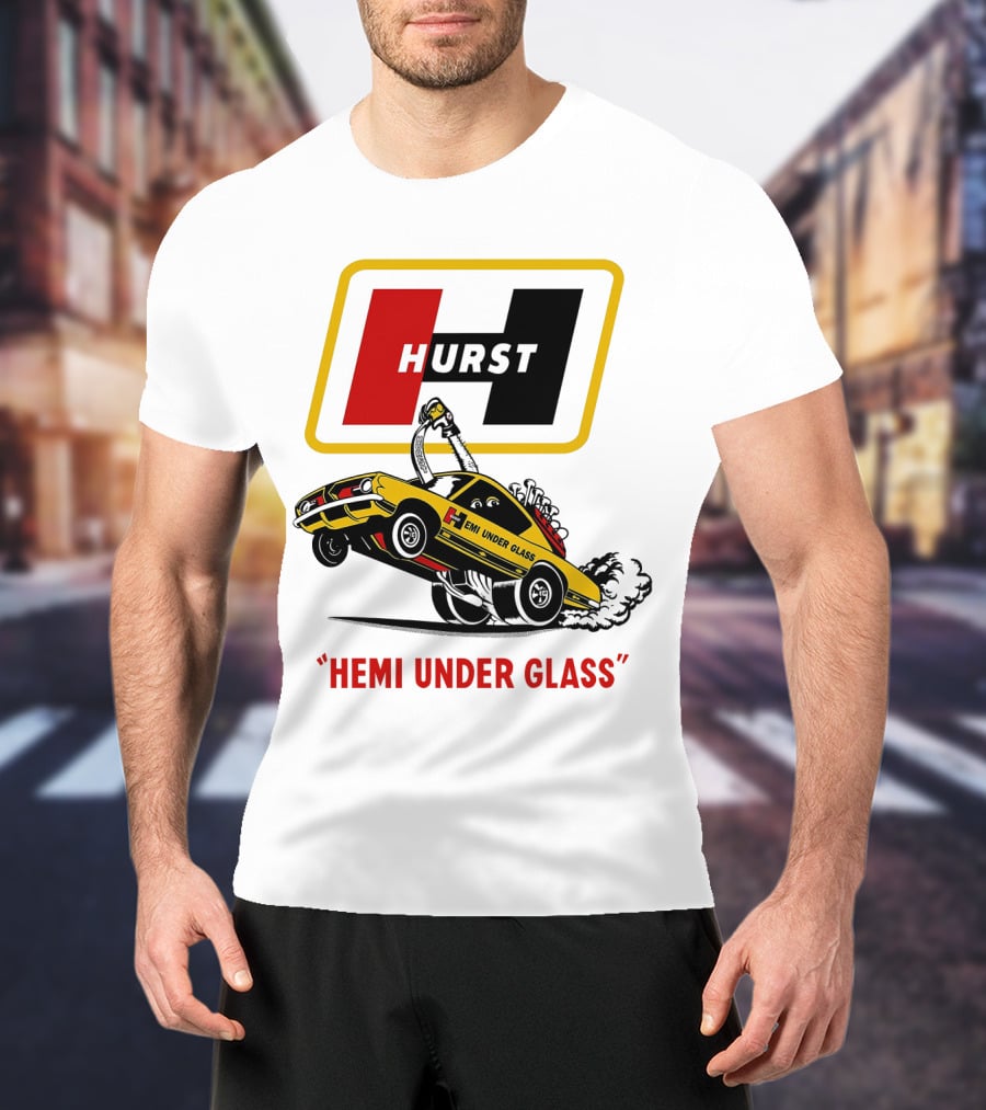 Hurst Hemi Under Glass Wheelstand T-Shirt