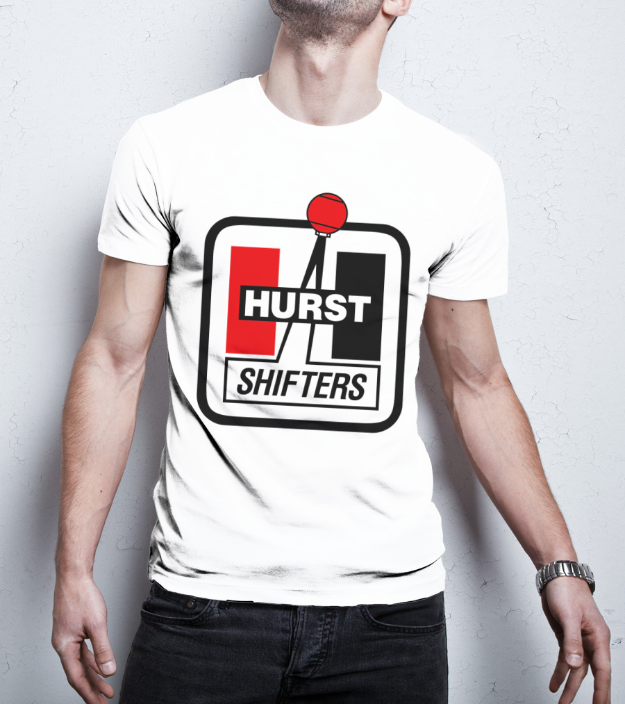 Hurst Shifters Logo Red And Black Gear Stick T-Shirt