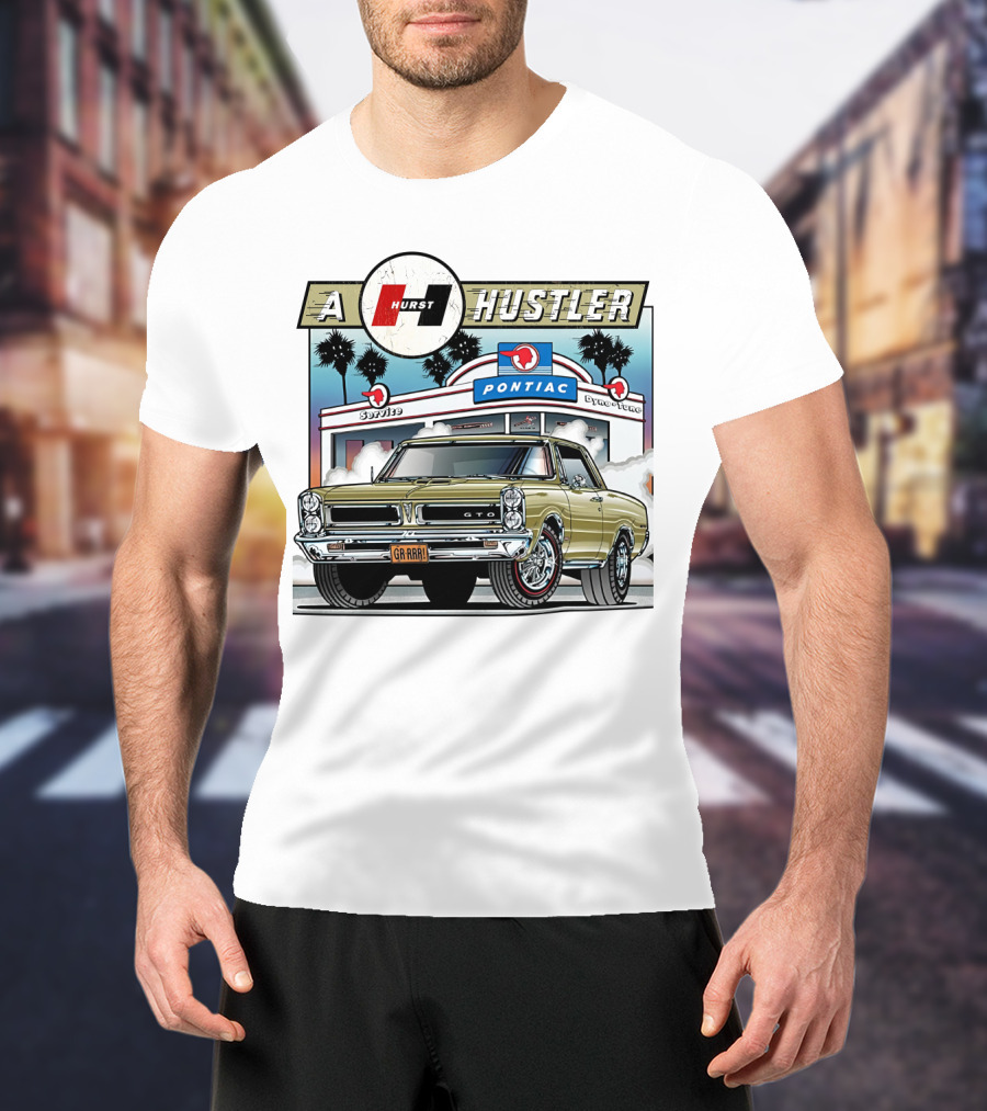 A Hurst Hustler 1965 Pontiac GTO Speeding T-Shirt