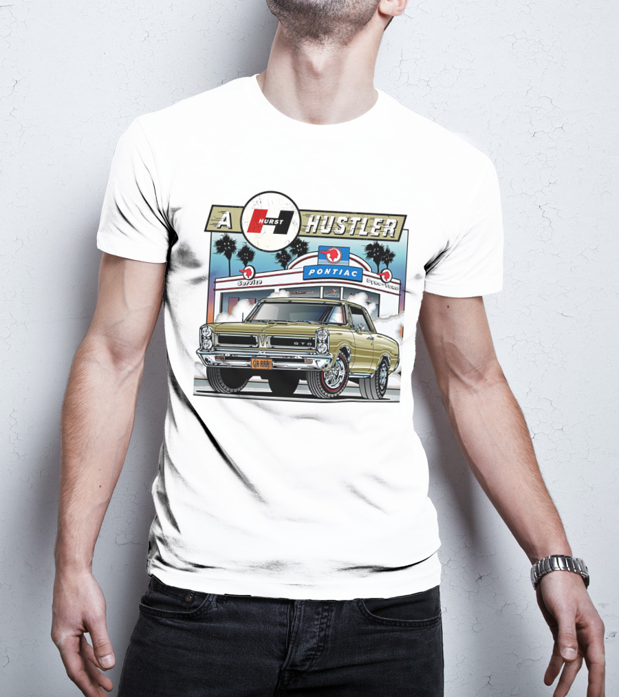 A Hurst Hustler 1965 Pontiac GTO Speeding T-Shirt