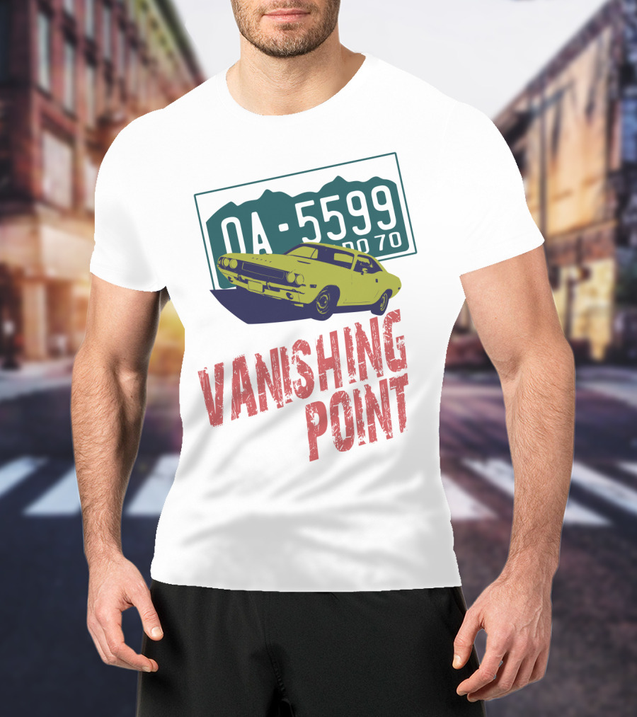 Vanishing Point OA-5599 70s Car Iconic Reference T-Shirt