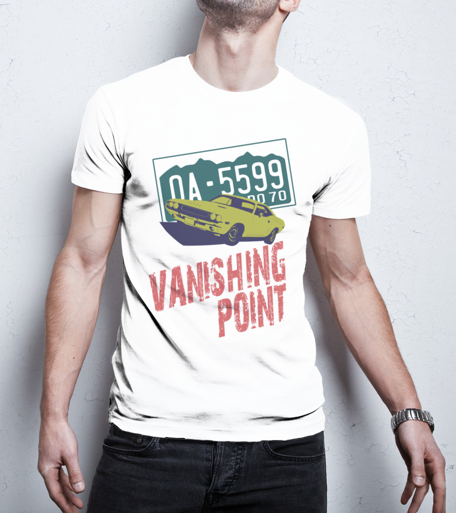 Vanishing Point OA-5599 70s Car Iconic Reference T-Shirt