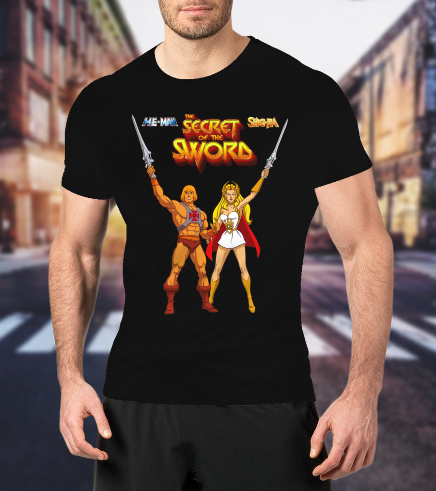 He-Man And She-Ra The Secret Of The Sword T-Shirt