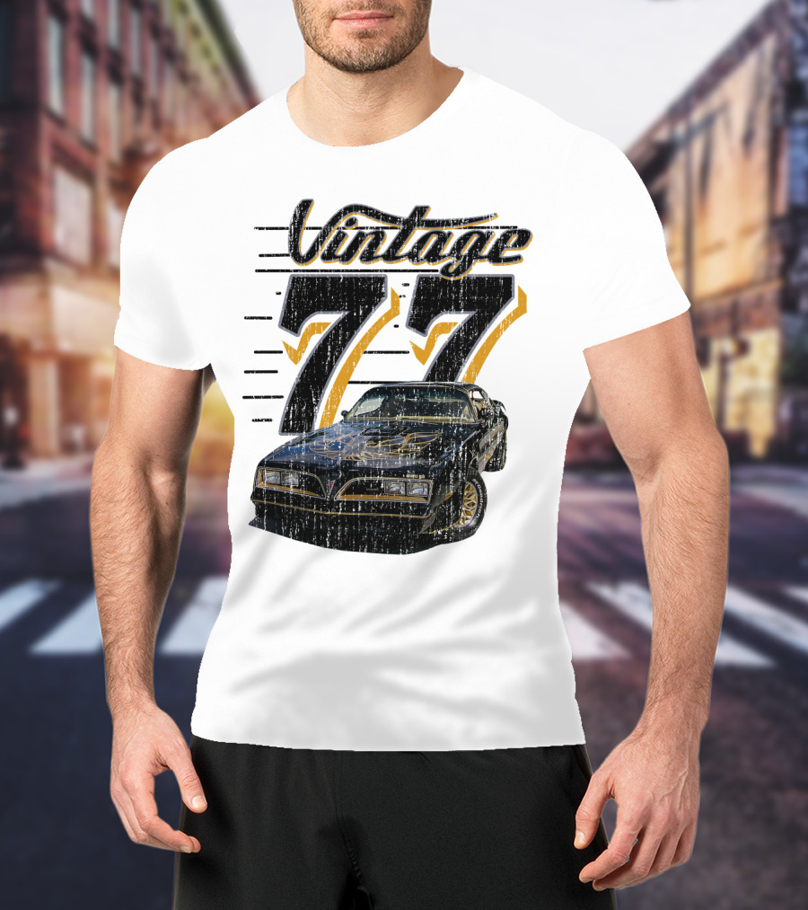 Vintage 77 Smokey And The Bandit 1977 Pontiac Trans Am T-Shirt