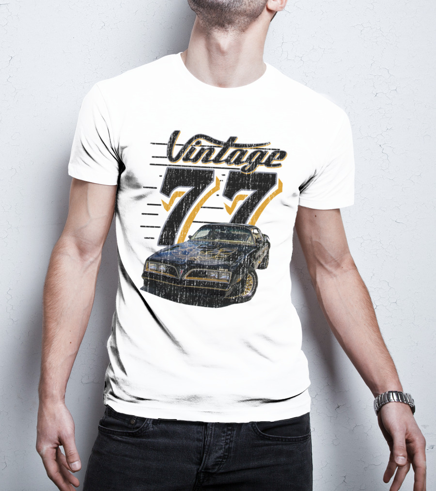 Vintage 77 Smokey And The Bandit 1977 Pontiac Trans Am T-Shirt