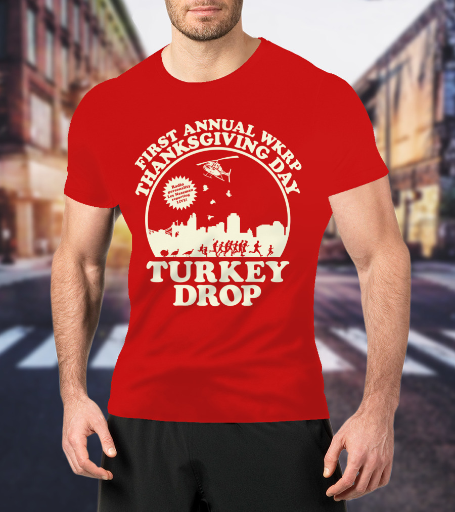 First Annual Wkrp Thanksgiving Day Turkey Drop Radio Presentation Live T-Shirt