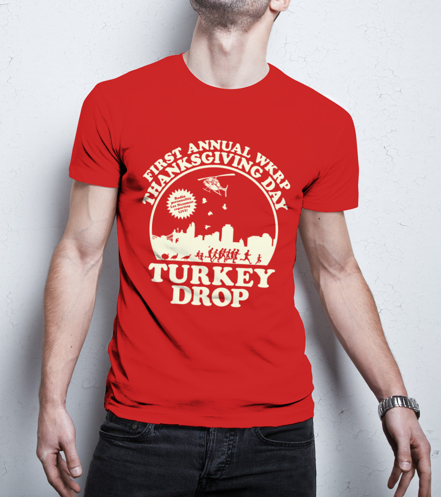 First Annual Wkrp Thanksgiving Day Turkey Drop Radio Presentation Live T-Shirt