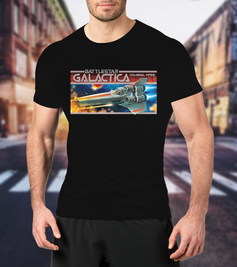 Battlestar Galactica Colonial Viper Spacecraft T-Shirt