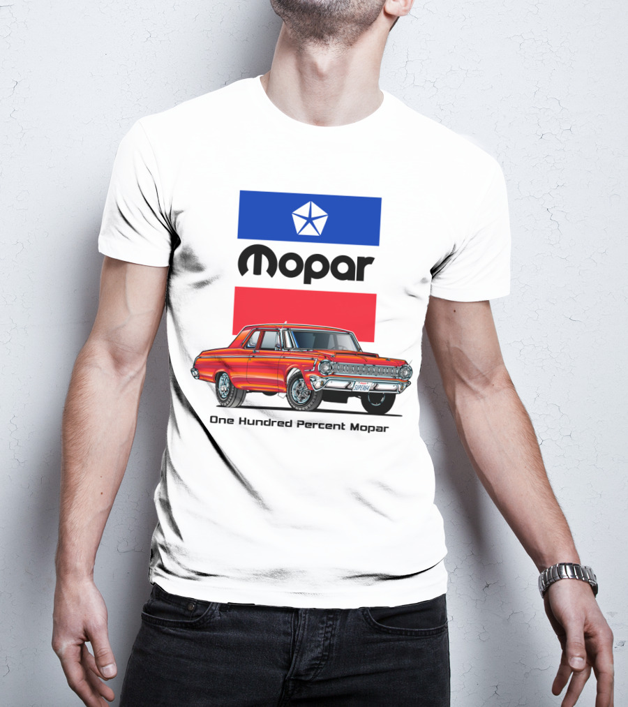 Mopar One Hundred Percent 1964 Dodge Super 440 T-Shirt