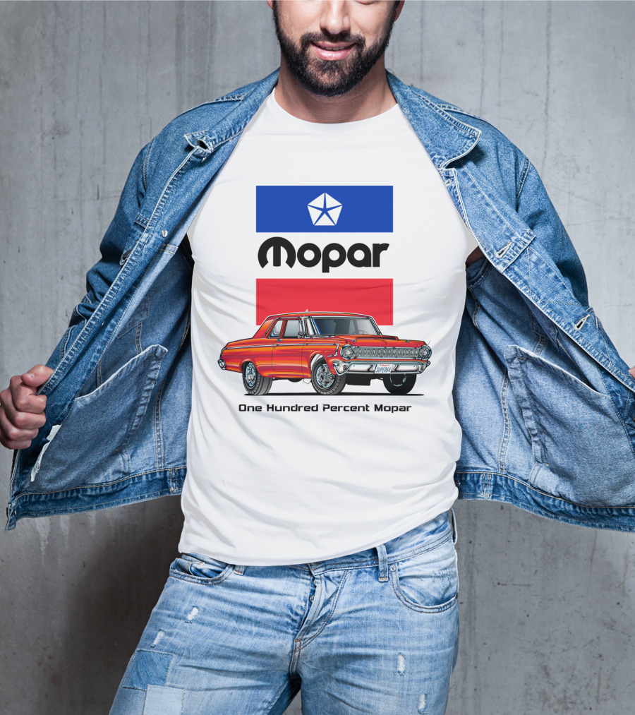 Mopar One Hundred Percent 1964 Dodge Super 440 T-Shirt