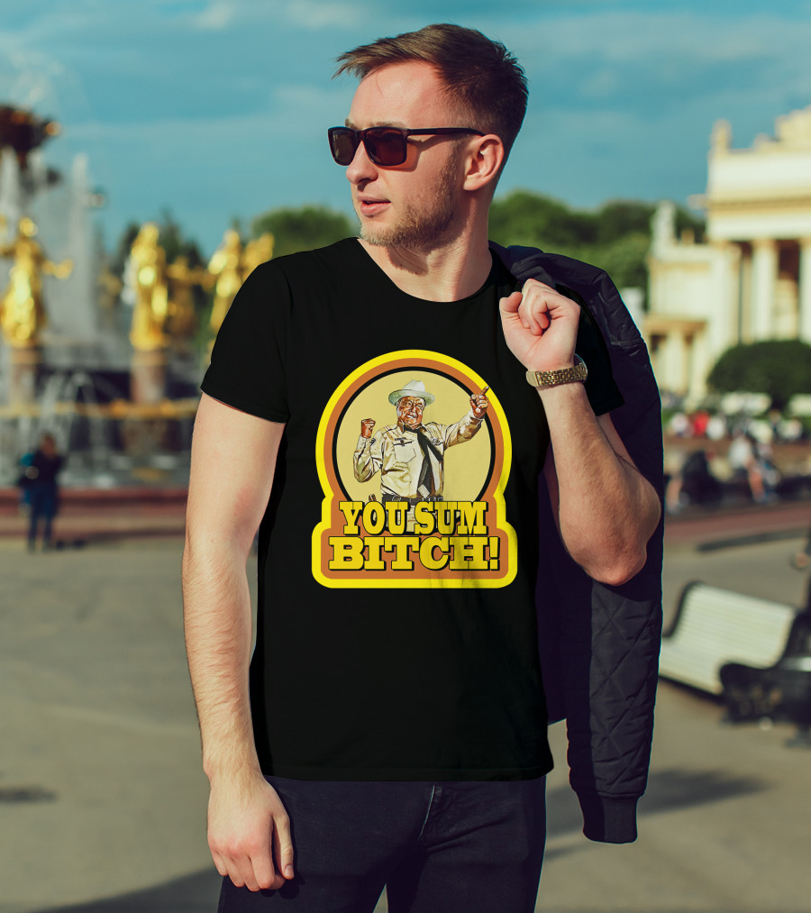 Smokey And The Bandit You Sum Bitch Vintage Image T-Shirt