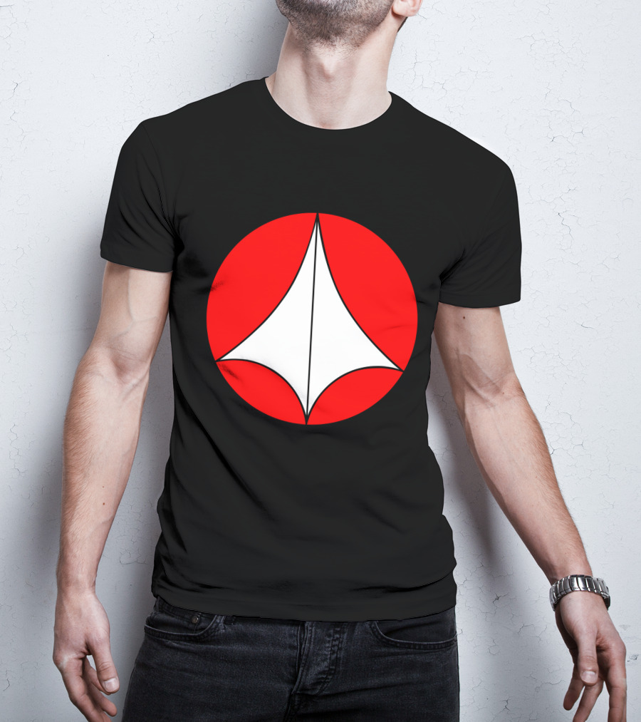 Robotech Symbol Red And White Circle Emblem T-Shirt