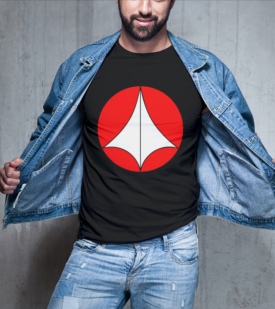 Robotech Symbol Red And White Circle Emblem T-Shirt