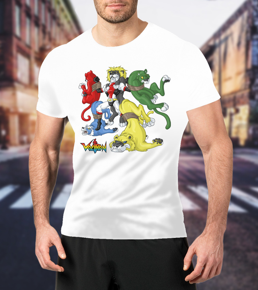 Voltron Classic Lions Team Assembly T-Shirt