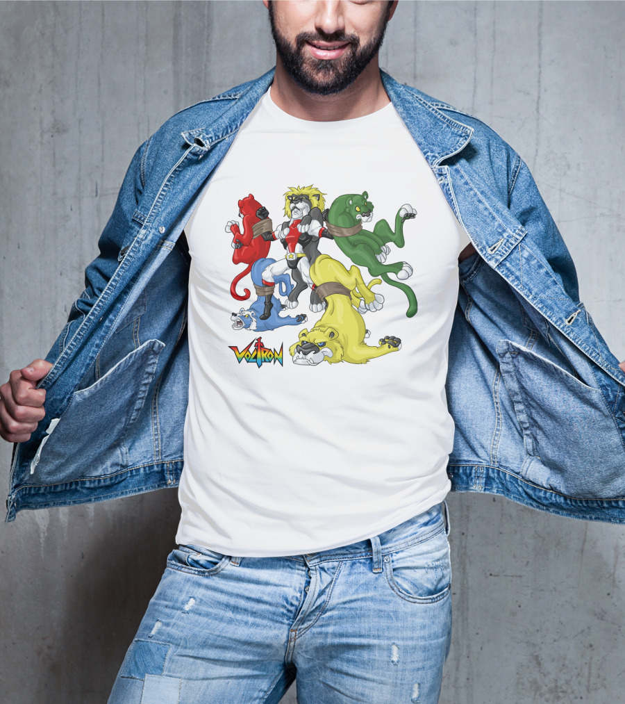 Voltron Classic Lions Team Assembly T-Shirt