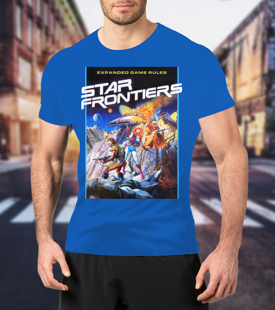 Star Frontiers Expanded Game Rules Retro Sci-Fi Adventure T-Shirt