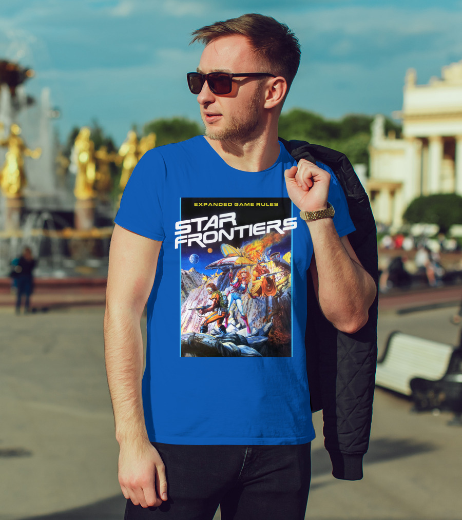 Star Frontiers Expanded Game Rules Retro Sci-Fi Adventure T-Shirt
