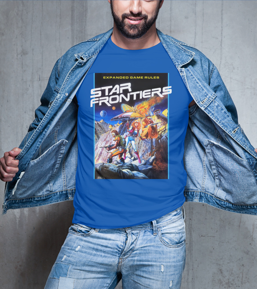 Star Frontiers Expanded Game Rules Retro Sci-Fi Adventure T-Shirt