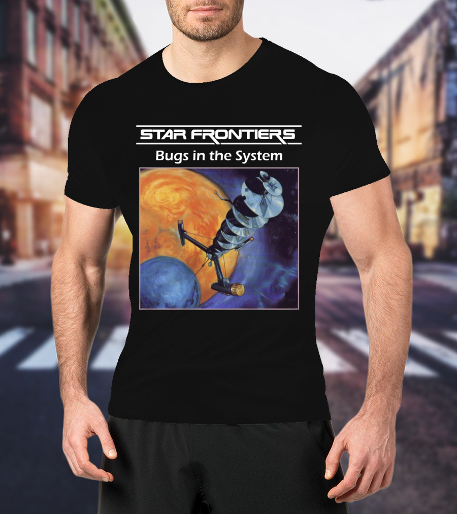 Star Frontiers Bugs In The System Space Satellite Planets T-Shirt