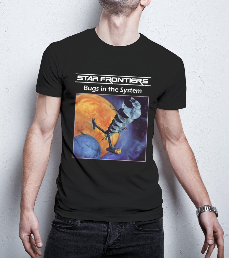 Star Frontiers Bugs In The System Space Satellite Planets T-Shirt