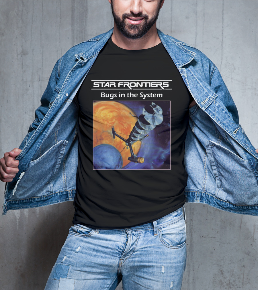 Star Frontiers Bugs In The System Space Satellite Planets T-Shirt
