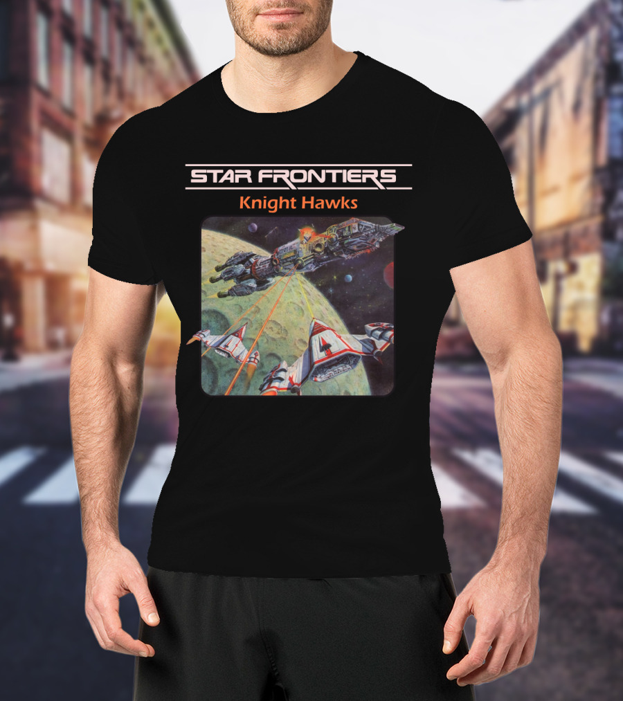 Star Frontiers Knight Hawks Space Adventure 1980s Sci-Fi Retro T-Shirt