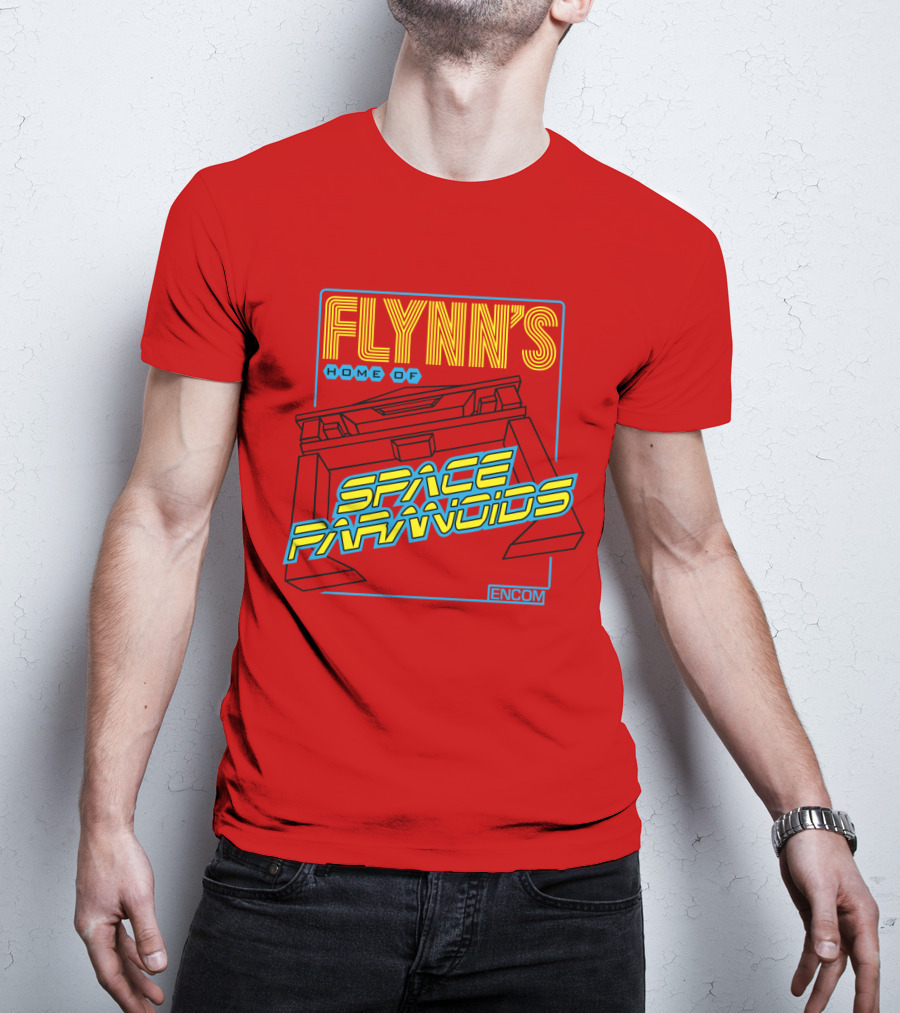 FLYNN'S Home Of Space Paranoids ENCOM T-Shirt