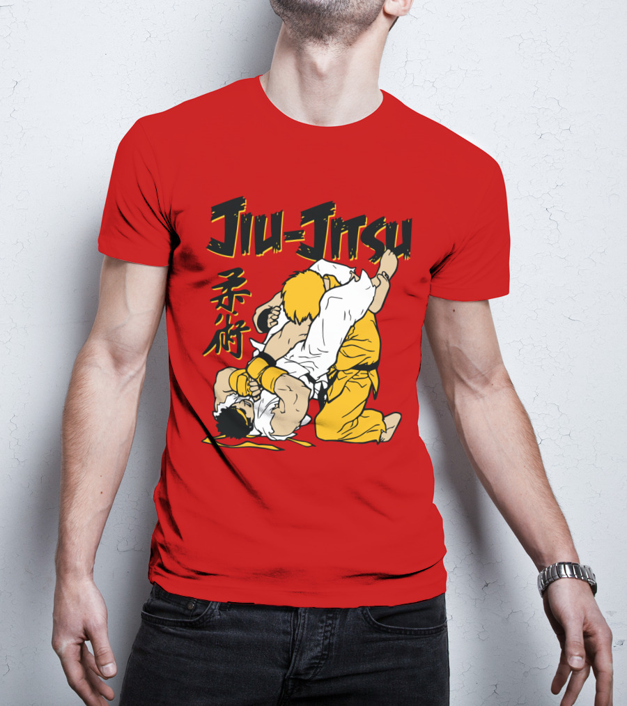 Jiu Jitsu Street Ryu Ken Martial Arts Showdown T-Shirt