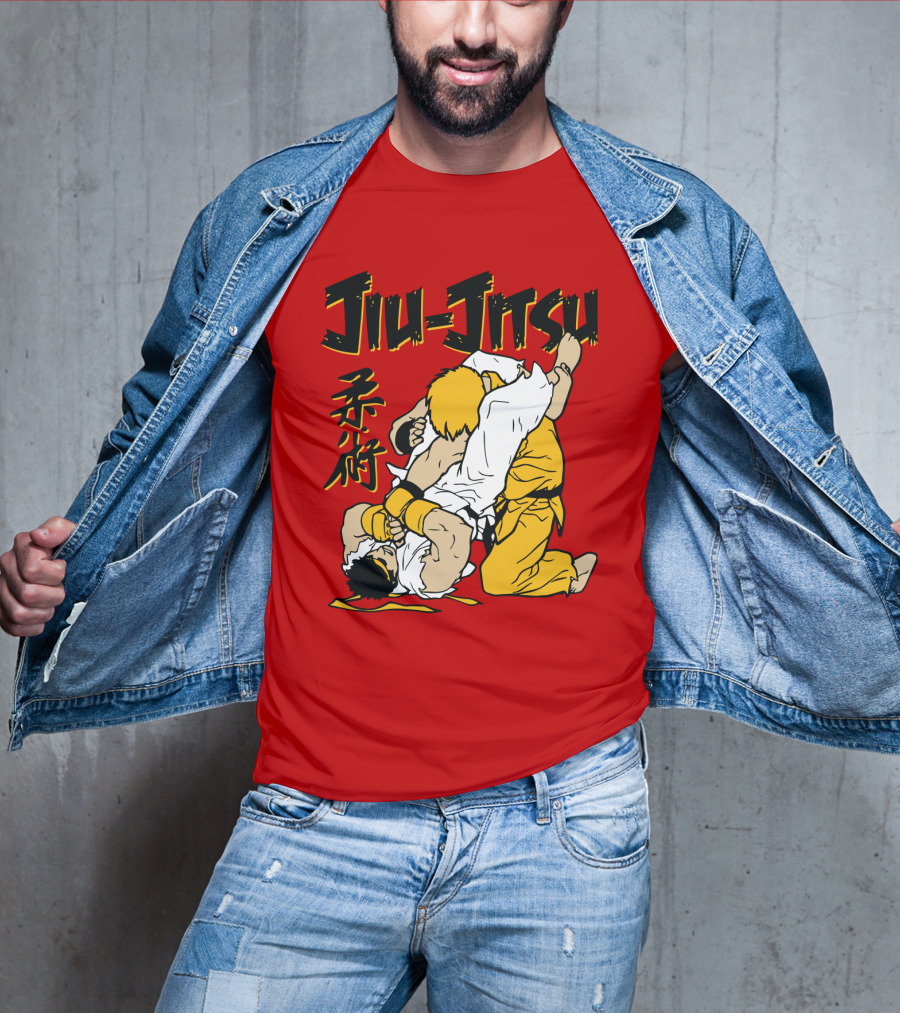 Jiu Jitsu Street Ryu Ken Martial Arts Showdown T-Shirt