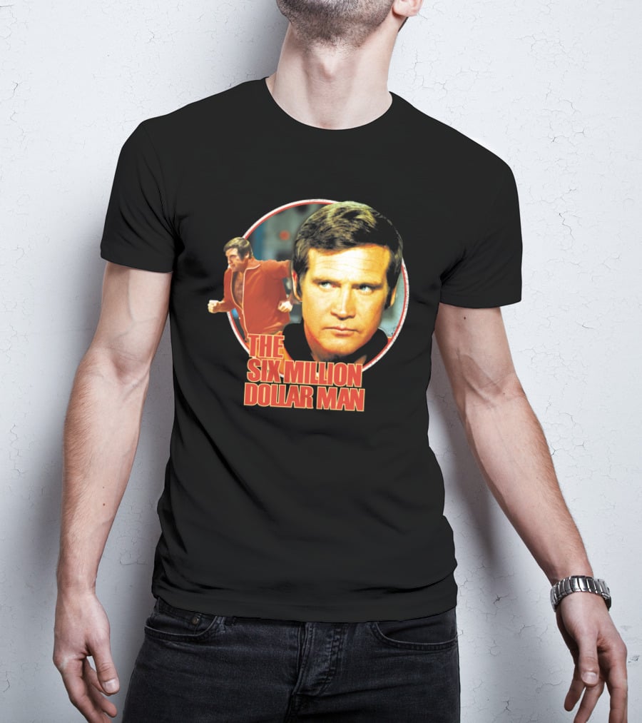 The Six Million Dollar Man TV Show Iconic Character T-Shirt