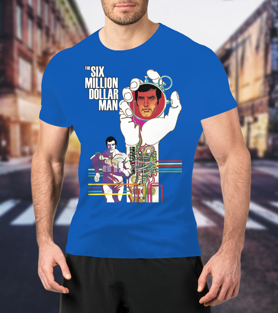 The Six Million Dollar Man Bionic Circuitry Action Hero T-Shirt