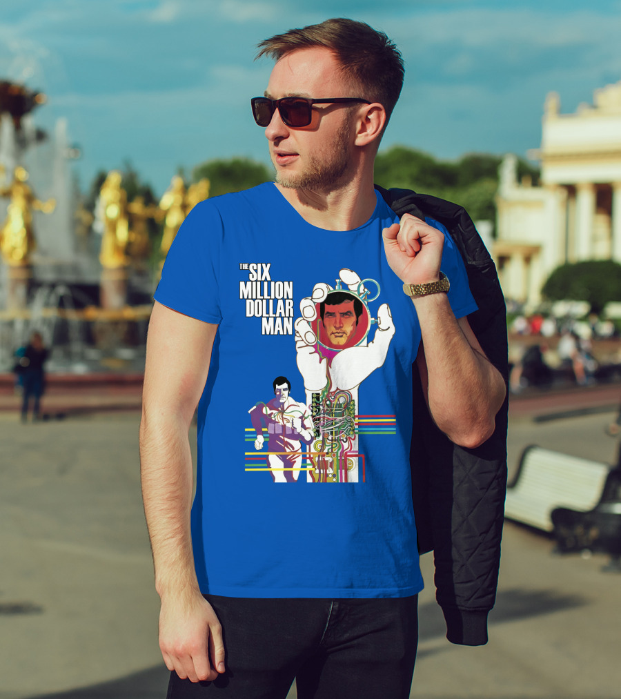 The Six Million Dollar Man Bionic Circuitry Action Hero T-Shirt