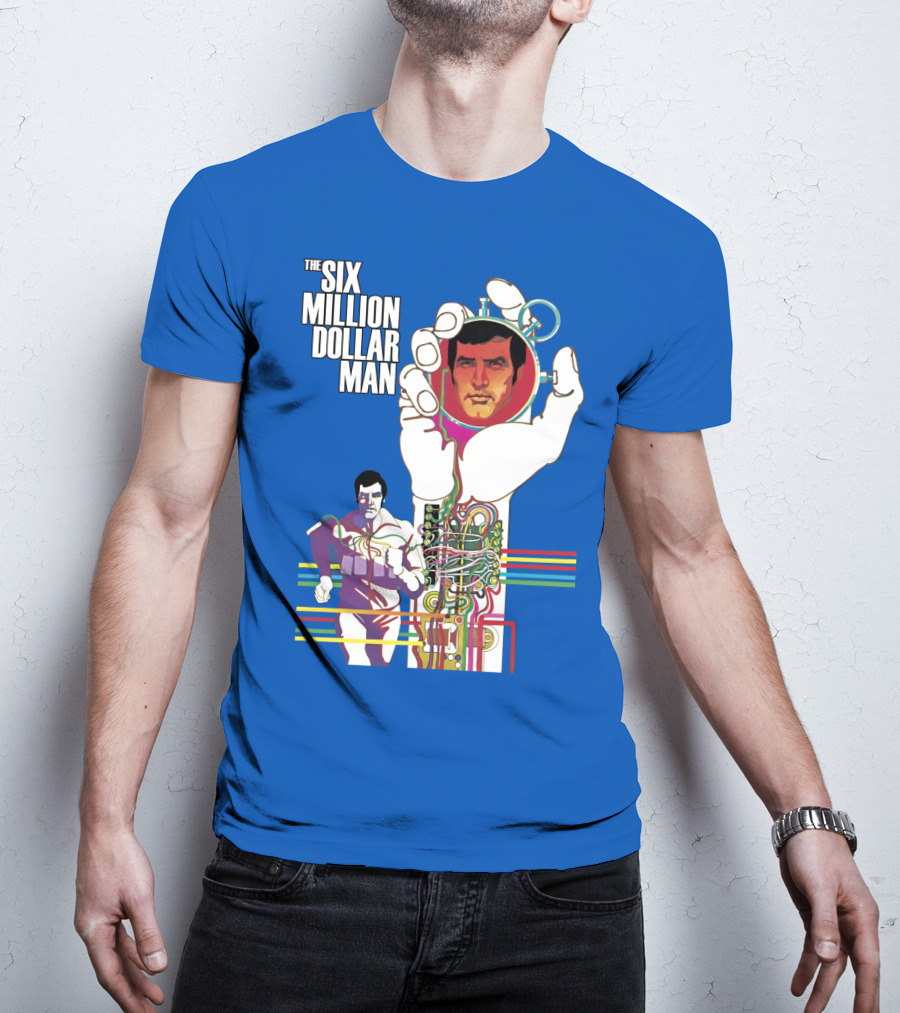 The Six Million Dollar Man Bionic Circuitry Action Hero T-Shirt
