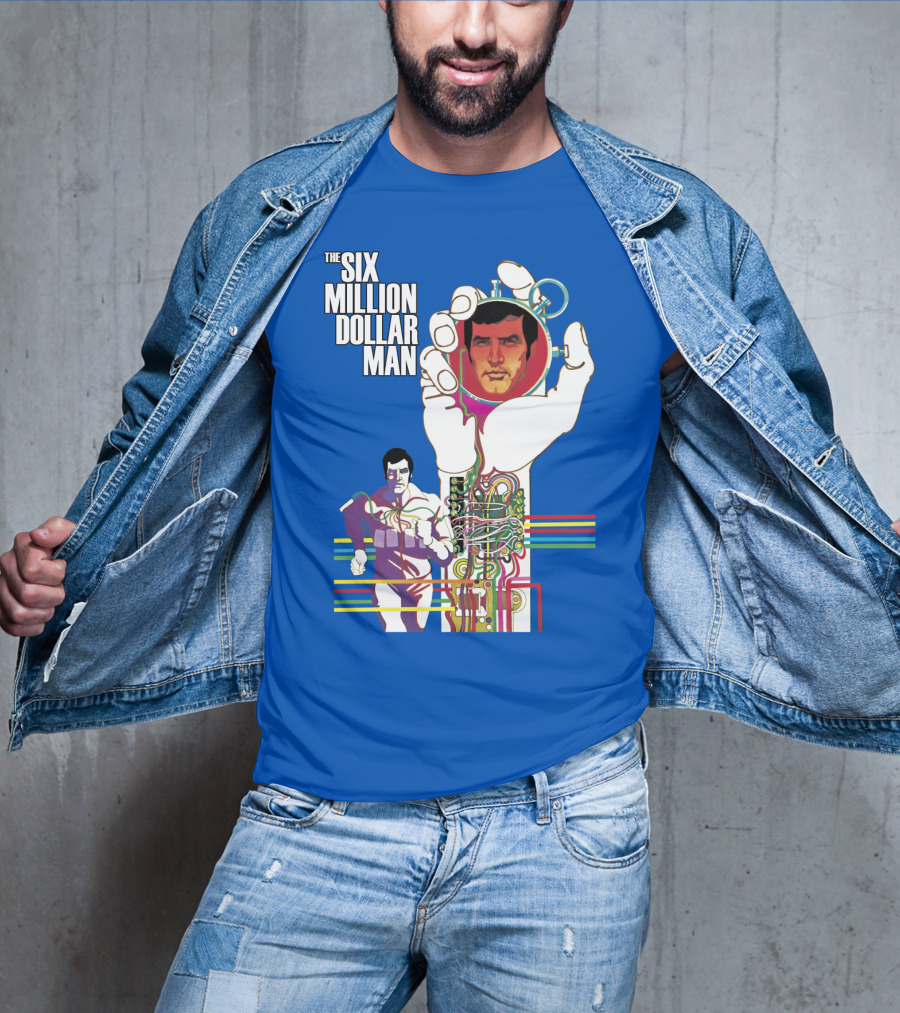 The Six Million Dollar Man Bionic Circuitry Action Hero T-Shirt