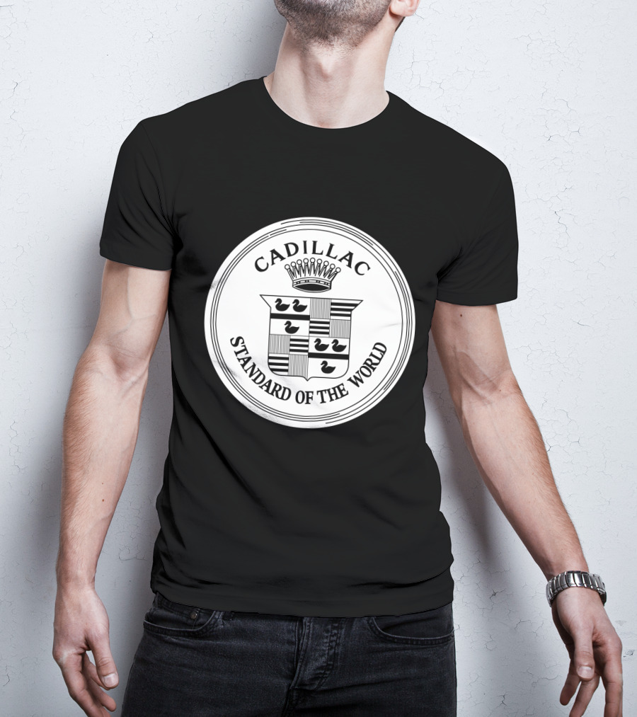 Cadillac Standard Of The World Crest Emblem T-Shirt