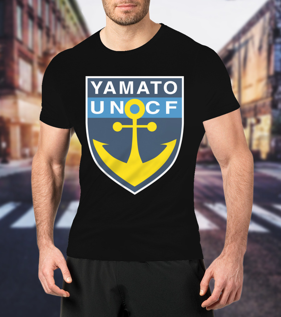 Yamato UNCF Anchor Emblem Space Battleship Crest T-Shirt
