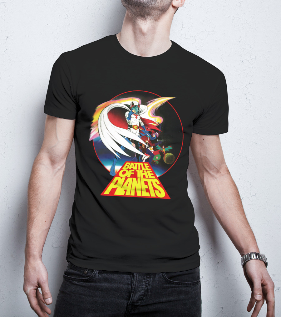 Battle Of The Planets 80s G-Force Team Astronauts And Planets T-Shirt