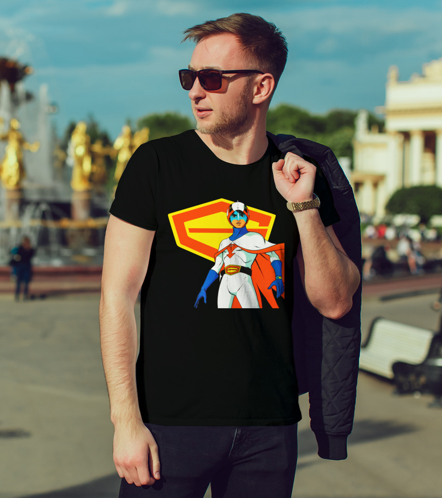 Battle Of The Planets G Force Iconic Character With Emblem T-Shirt