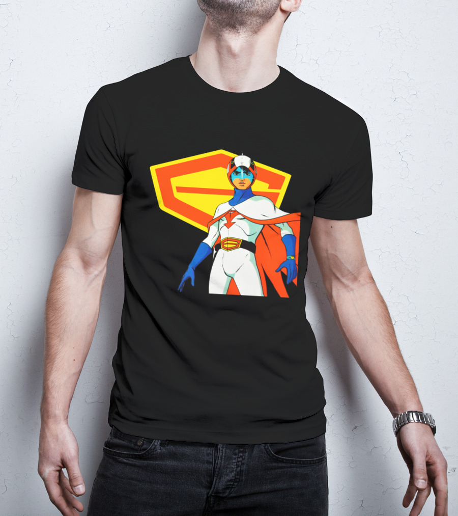 Battle Of The Planets G Force Iconic Character With Emblem T-Shirt