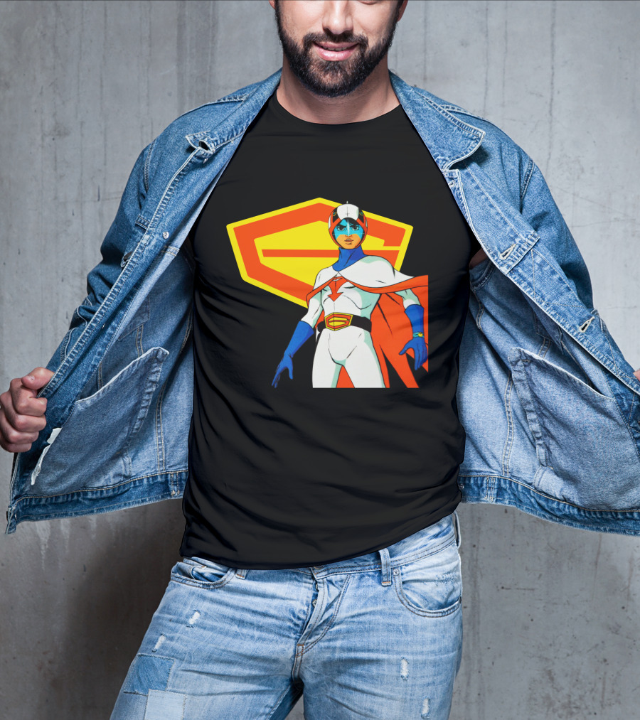 Battle Of The Planets G Force Iconic Character With Emblem T-Shirt