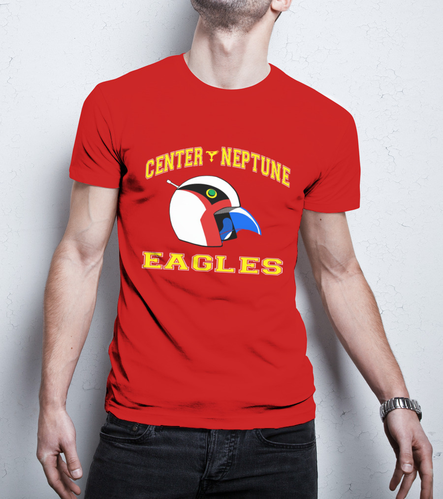 Center Neptune Eagles G-Force Helmet T-Shirt