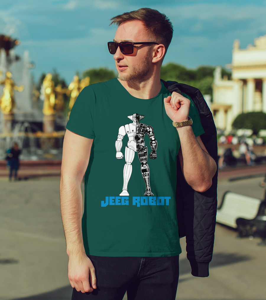 Jeeg Robot Cyborg Half-Mechanical T-Shirt