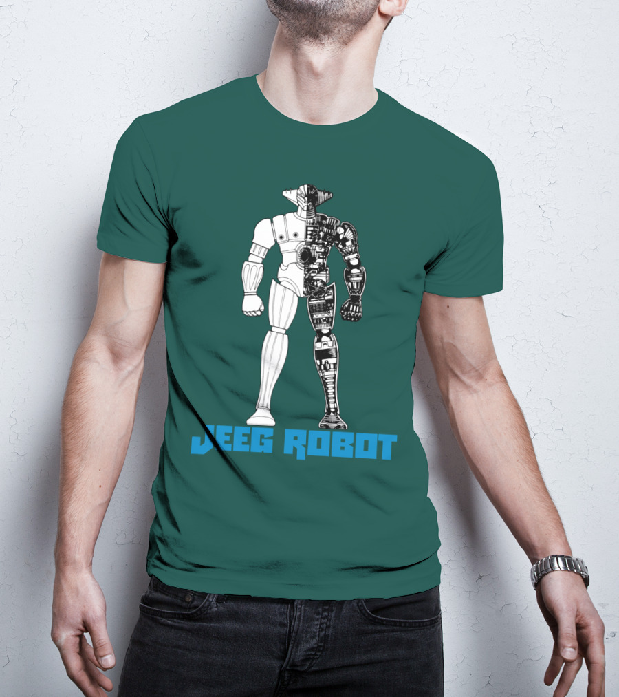 Jeeg Robot Cyborg Half-Mechanical T-Shirt