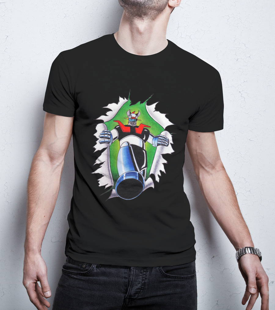 Camisetas Mazinger Z Robot Breakthrough T-Shirt
