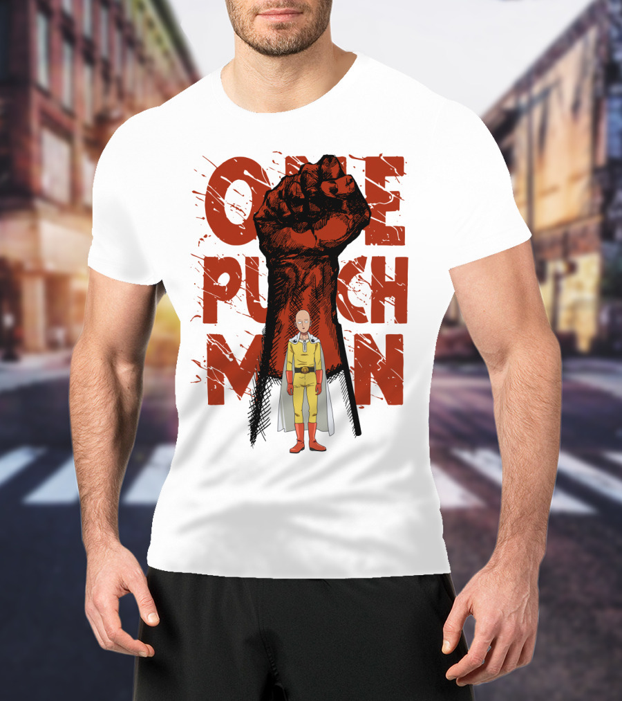 One Punch Man Saitama Hero Fist Power T-Shirt